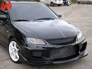Передний бампер Mitsubishi Lancer IX в стиле INGS Extreem (2003-2009)