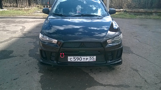 Бампер передний Extreme Mitsubishi Lancer X (2007-2016)