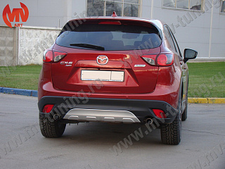 Накладка (диффузор) заднего бампера Mazda CX-5 (2011-2016)