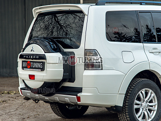 Бокс запасного колеса Mitsubishi Pajeo 4 IV 2006 - 2015 до последнего рестайлинга (покрашеный в коллерый цвет) M313863 ***