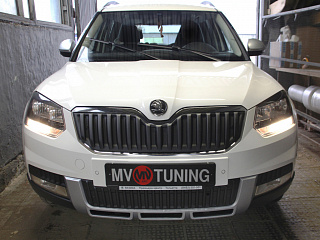 Комплект зимних экранов Skoda Yeti Outdoor (2013 - 2018) ПОД ОКРАСКУ