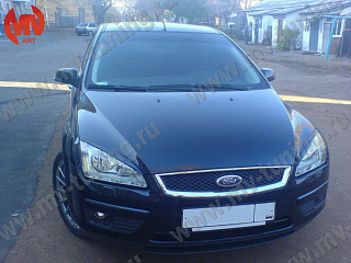 Реснички на фары var №1 узкие Ford Focus 2 (2004-2008) + УСТАНОВОЧНЫЙ КОМПЛЕКТ