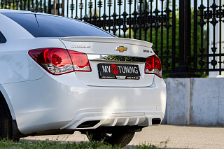Спойлер лип Chevrolet Cruze (2008-2014) + УСТАНОВОЧНЫЙ КОМПЛЕКТ