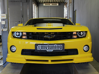 Юбка переднего бампера(цельная) Chevrolet Camaro SS (2009-2012)