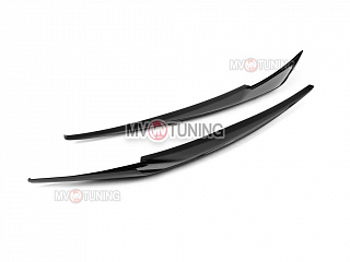 Реснички на фары var №1 широкие Mazda CX-5 (2011 - 2016) + УСТАНОВОЧНЫЙ КОМПЛЕКТ