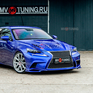 Клыки переднего бампера F-Sport Lexus IS 3(III) (2013-2016)