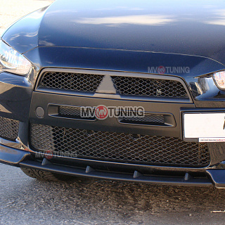 Воздуховоды радиатора в передний бампер var №1 Mitsubishi Lancer X (2007-2010)