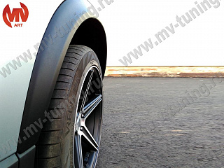 BLACK TEXTURED. Расширители колесных арок для Mazda CX-5 (крашенная в текстуру) (2011-2016)