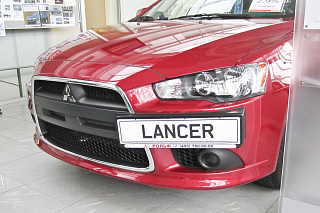 Воздуховоды радиатора в передний бампер Lancer X (2010-2016) ЦЕЛЬНЫЕ 