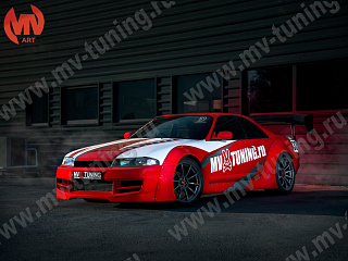Комплект расширения кузова в стиле Rocket Bunny для Nissan Skyline R33