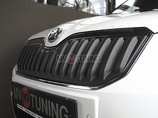 Комплект зимних экранов Skoda Yeti Outdoor (2013 - 2018) ТЕКСТУРНЫЙ ПЛАСТИК