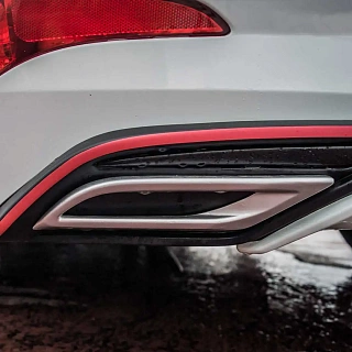 Юбка заднего бампера ZEUS Hyundai Solaris (2014-2016)