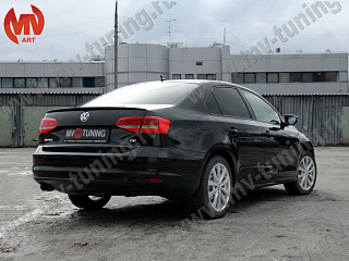Лип спойлер VW Jetta VI (2015 - 2018) + УСТАНОВОЧНЫЙ КОМПЛЕКТ