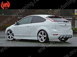 Юбка заднего бампера "Lord" Ford Focus 2 (2008-2011)