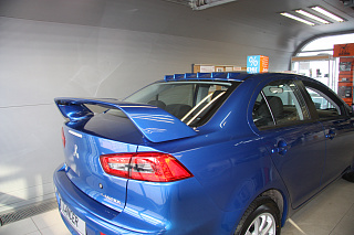 Аэродинамический рассекатель (накладка на крышу 6 зубьев) Zodiak Generator Mitsubishi Lancer X (2007-2016)