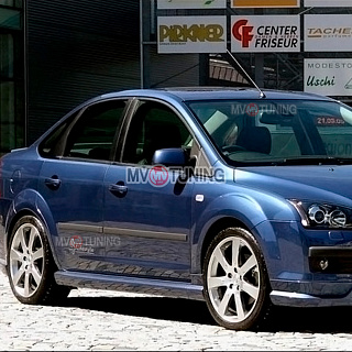 Пороги "MS" Ford Focus 2 (2004-2011) + УСТАНОВОЧНЫЙ КОМПЛЕКТ