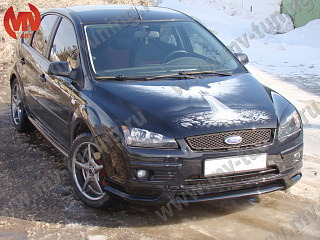 Юбка "MS" переднего бампера Ford Focus 2 (2004-2008)