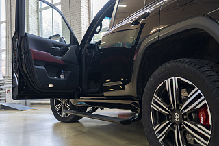 Электрические Пороги ATS для Toyota Land Cruiser LC300 (black)