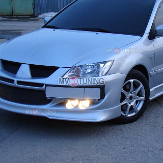 Крепление гос. номера в стиле EVO Mitsubishi Lancer IX (2003-2009)
