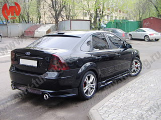 Козырек на стекло (с вырезом под стоп-сигнал) "Concept" Ford Focus 2 Sedan (2004-2011) + УСТАНОВОЧНЫЙ КОМПЛЕКТ