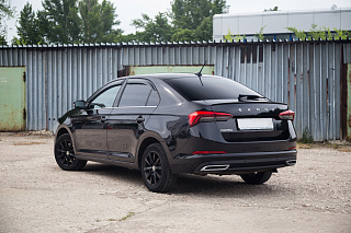 Имитация насадок глушителя ПОД ОКРАСКУ для Skoda Rapid II Gen (2020 - н.в.)
