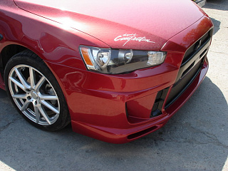 Бампер передний Extreme Mitsubishi Lancer X (2007-2016)