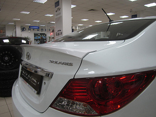 Спойлер лип Hyundai Solaris (2010-2016) + УСТАНОВОЧНЫЙ КОМПЛЕКТ