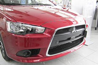 Воздуховоды радиатора в передний бампер Lancer X (2010-2016) ЦЕЛЬНЫЕ 