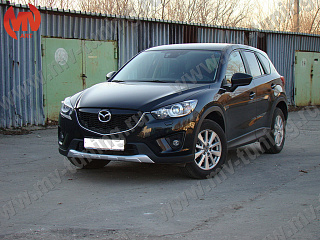 Накладка на передний бампер Mazda CX-5 (2011-2016)