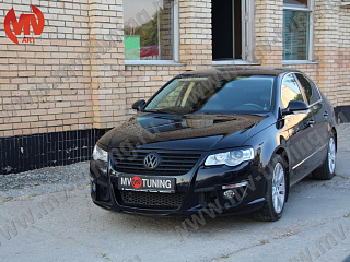 Реснички на фары VW Passat B6 (2005-2010) + УСТАНОВОЧНЫЙ КОМПЛЕКТ