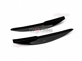 Реснички на фары var№1 узкие Opel Astra H/GTC (2005-2011) + УСТАНОВОЧНЫЙ КОМПЛЕКТ