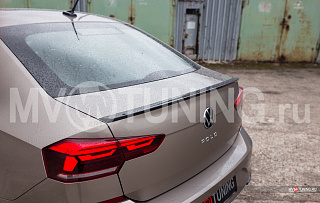 NEW Лип спойлер для VW Polo Liftback 2020 - 2023 + УСТАНОВОЧНЫЙ КОМПЛЕКТ