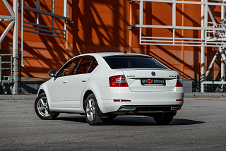 Спойлер лип Skoda Octavia III A7 (2013 - 2023) + УСТАНОВОЧНЫЙ КОМПЛЕКТ