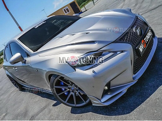 Клыки переднего бампера F-Sport Lexus IS 3(III) (2013-2016)