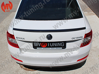 Спойлер лип Skoda Octavia III A7 (2013 - 2023) + УСТАНОВОЧНЫЙ КОМПЛЕКТ