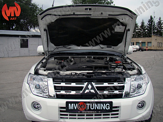 Упор капота двойной для Mitsubishi Pajero (4th generation) 2006-2017