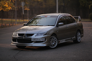 Крепление гос. номера в стиле EVO Mitsubishi Lancer IX (2003-2009)