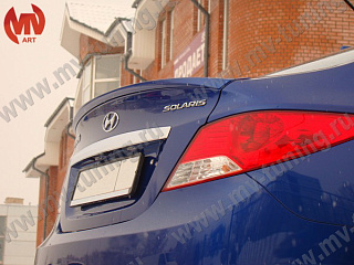 Спойлер лип Hyundai Solaris (2010-2016) + УСТАНОВОЧНЫЙ КОМПЛЕКТ