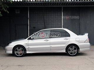 Юбка переднего бампера Sport 2.0 Mitsubishi Lancer 9 IX (2006-2009)