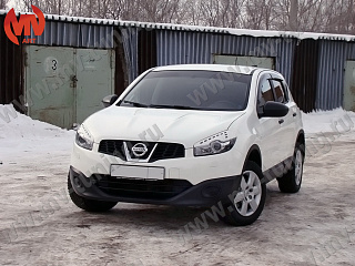 Реснички на фары Nissan Qashqai (2010-2013) + УСТАНОВОЧНЫЙ КОМПЛЕКТ