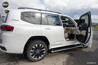Электрические Пороги ATS для Toyota Land Cruiser LC300 (white)