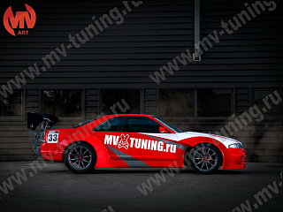 Комплект расширения кузова в стиле Rocket Bunny для Nissan Skyline R33