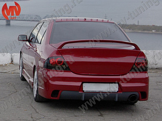 Задний бампер Mitsubishi Lancer 9 IX в стиле EVO (2003-2009)