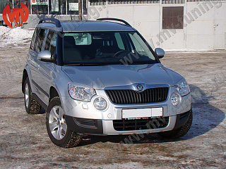 Реснички на фары Skoda Yeti (2009-2012) + УСТАНОВОЧНЫЙ КОМПЛЕКТ