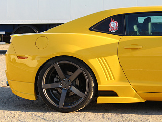 Комплект накладок на пороги(4 шт) Chevrolet Camaro SS, RS (2009-2012)